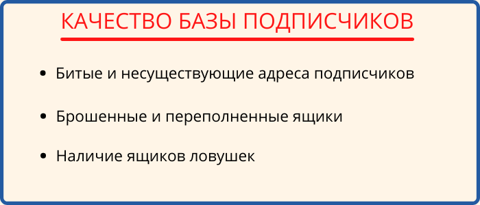 Качество базы подписчиков